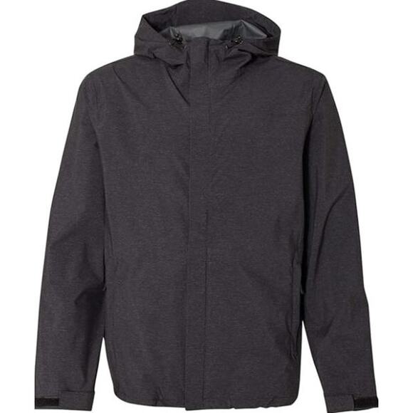 32 Degrees Cool Weatherproof Zip Up Melange Rain Jacket Black Womens Size Medium - Picture 1 of 5